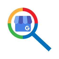 local google search magnifying glass